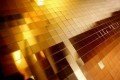 Das Badezimmer und die Mosaikfliesen